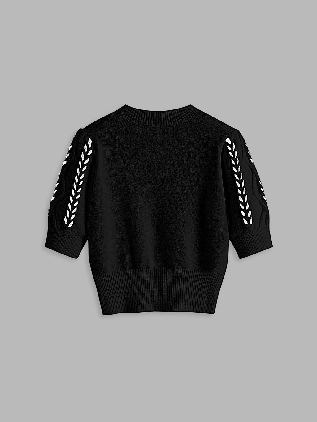 Kontrast Bağlamalı Kablo Örgü Üst