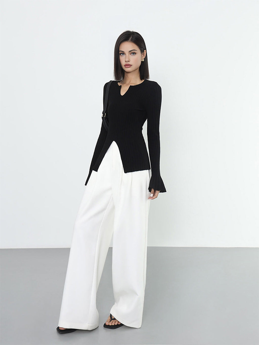 Kaburgalı Bölünmüş Volanlı Örgü Üst