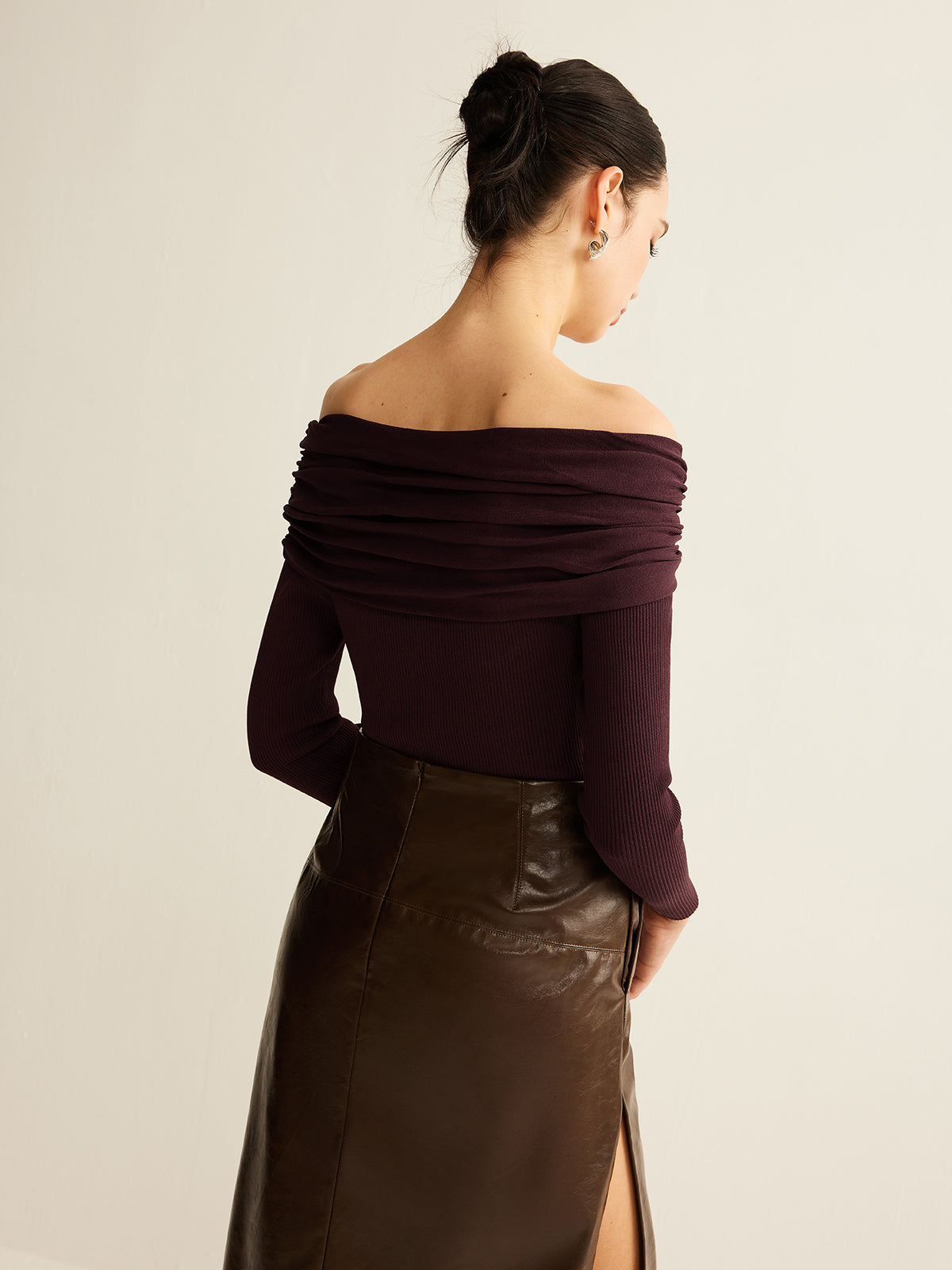 Buruşuk İnce Örgü Üst