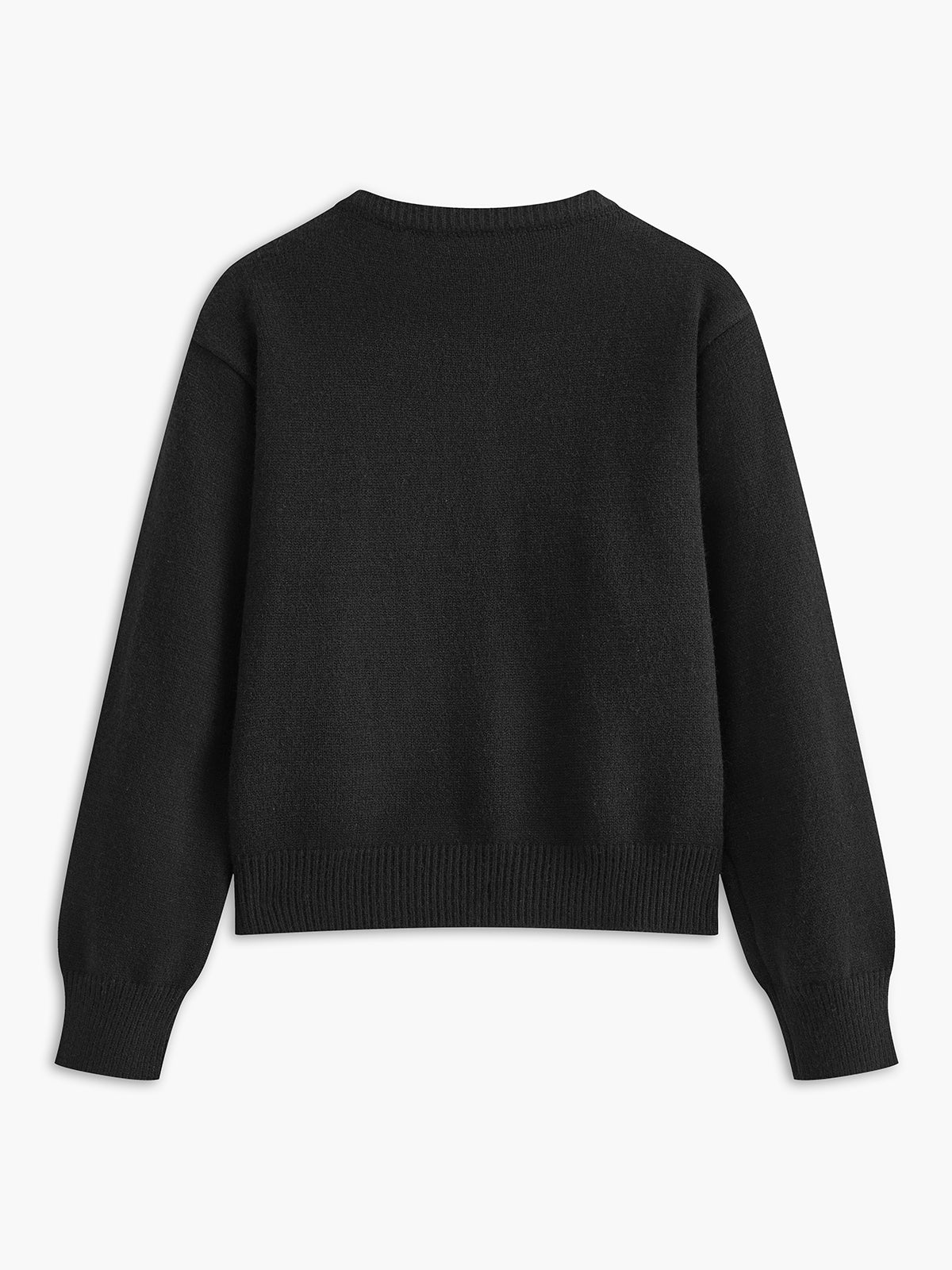 Payetli Göğüslü Örgü Dış Giyim