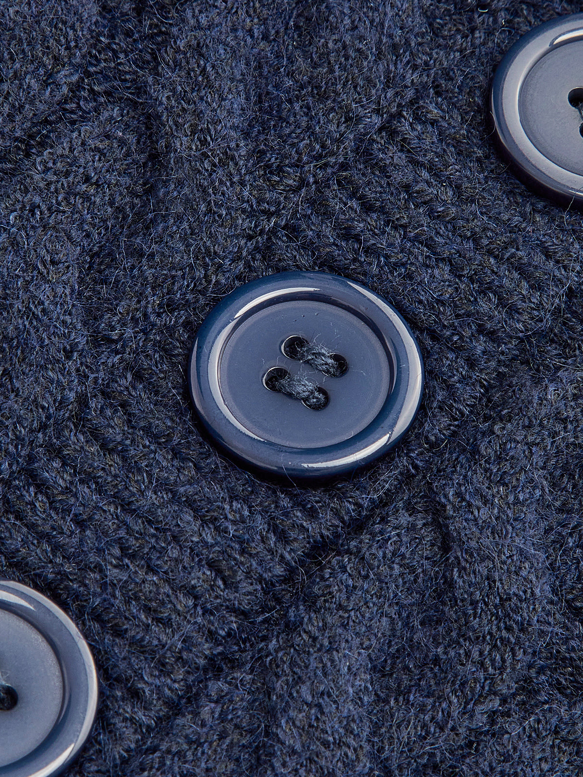 Kontrast Bağlama Düğmeli Örgü Üst