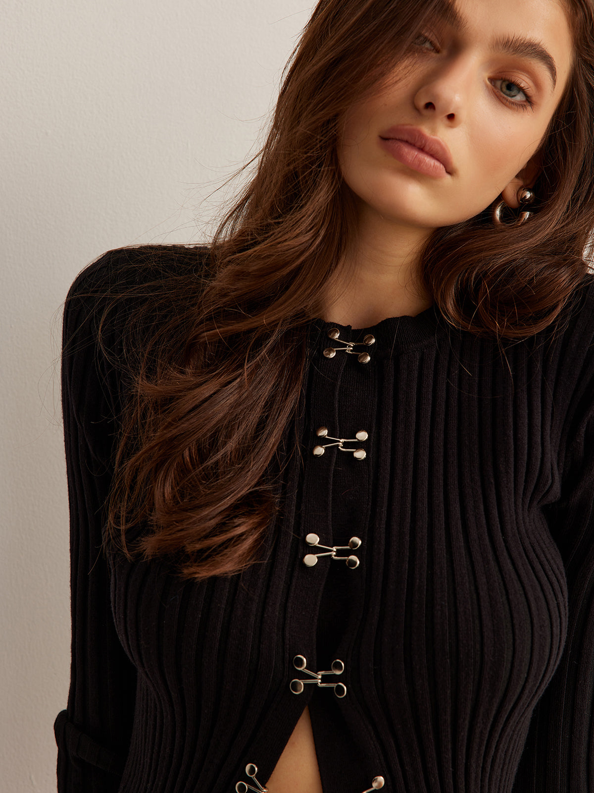 Kanca Önü İnce Örgü Üst