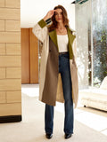 Urban Elegance Kontrast Trençkot