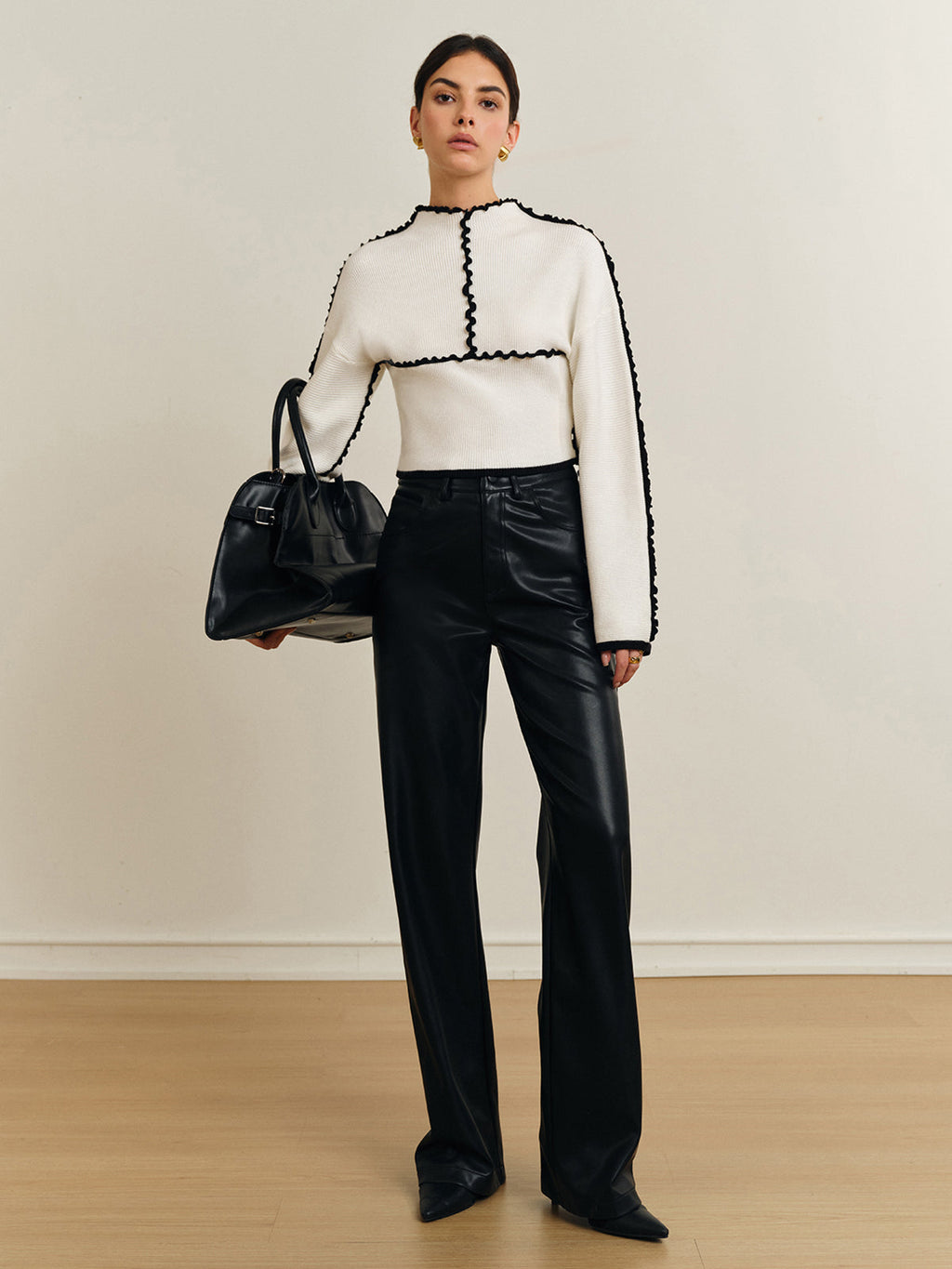 Kaburgalı Marul Kenarlı Örgü Üst