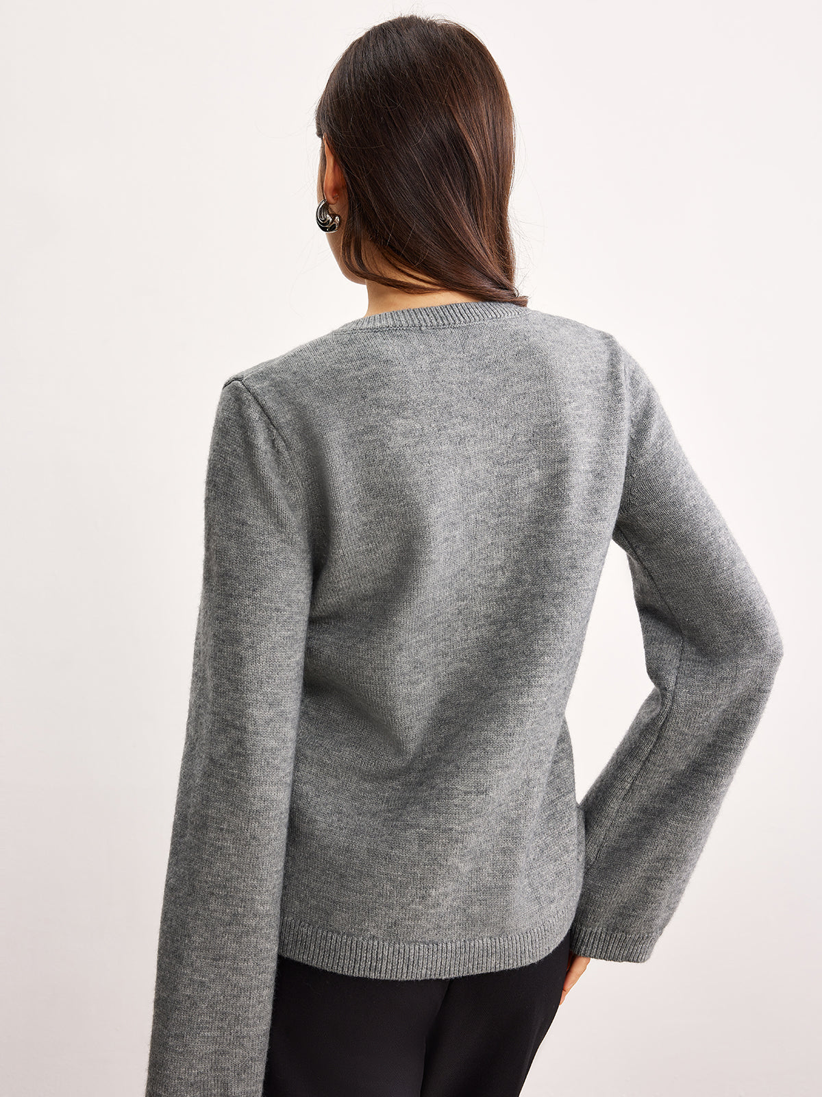 Boş Zaman Çin Düğüm Düğmeli Hırka