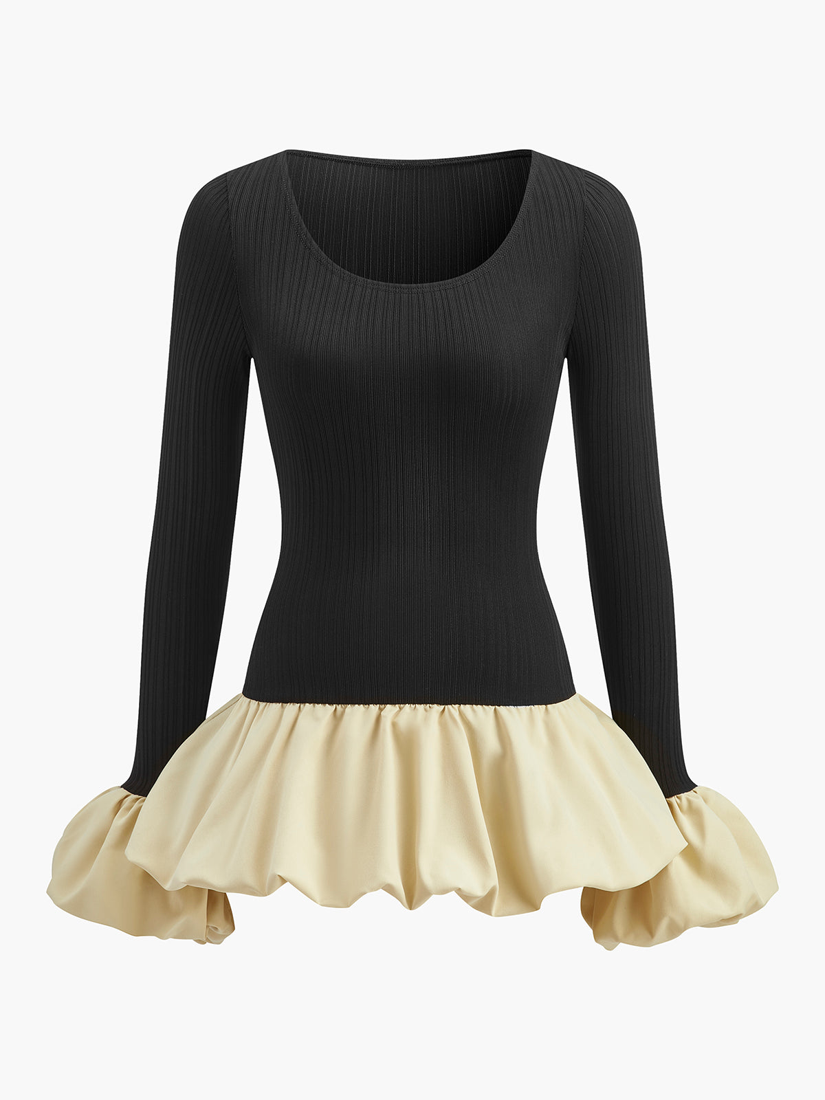 Bud Bel Paneli Kısa Elbise