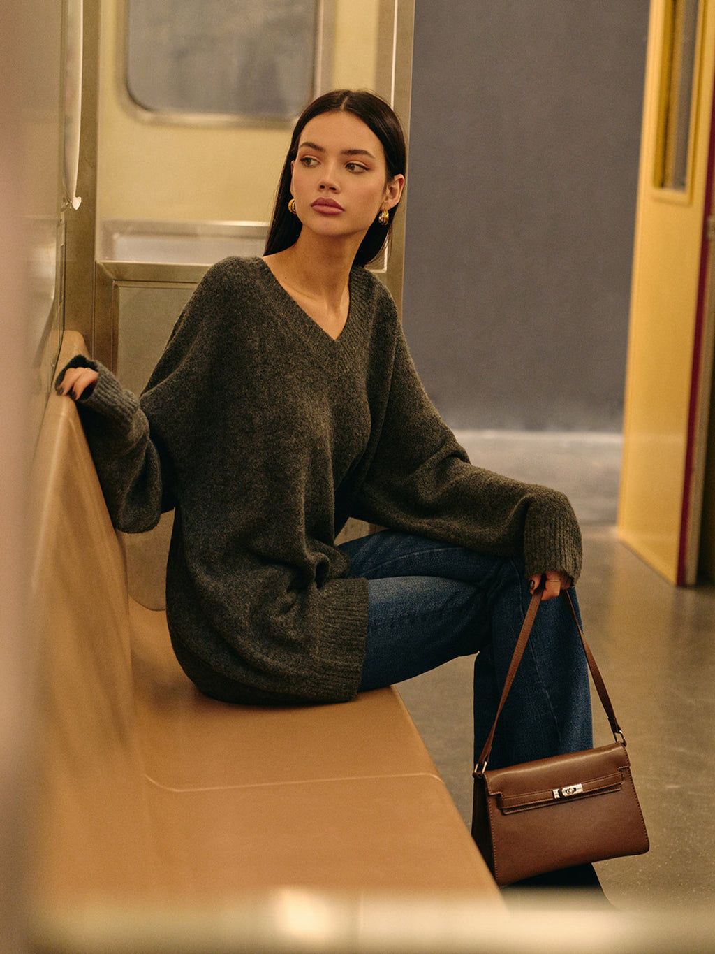 Leisure Yün Karışımlı Kazak