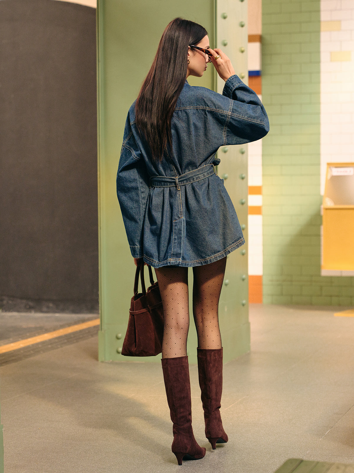 Kemerli Kargo Kot Polo Ceket