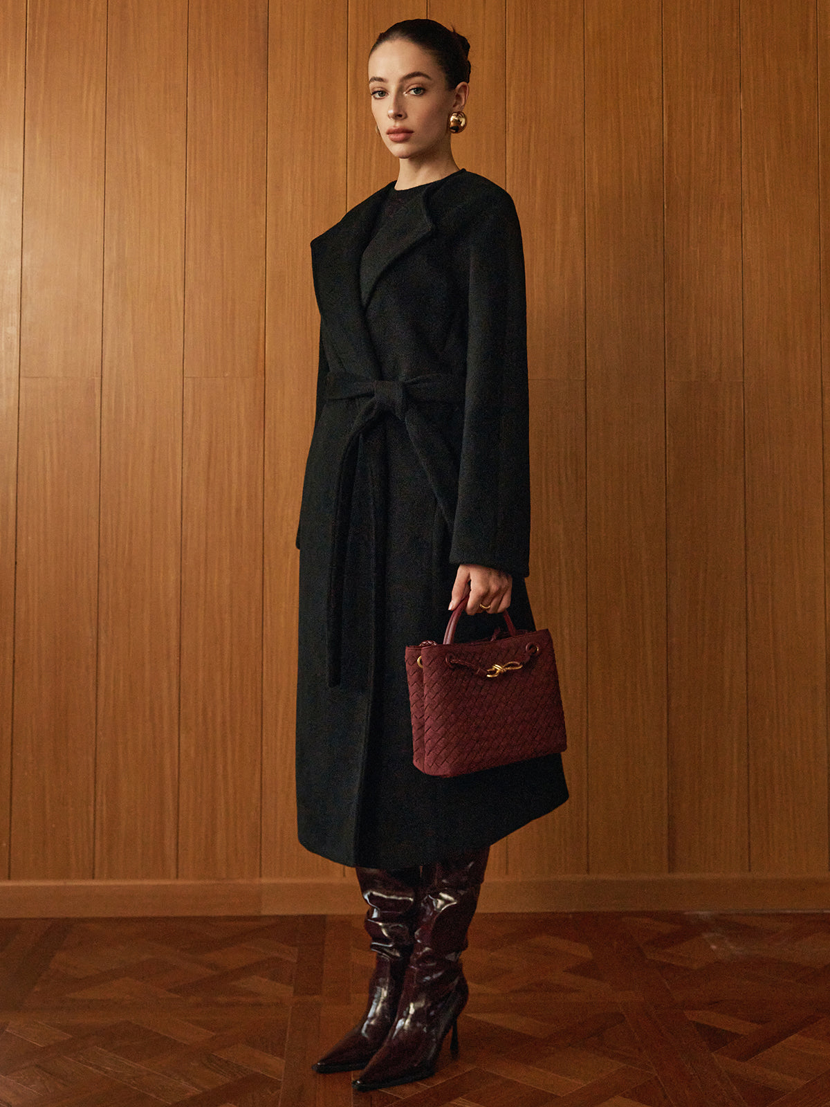 Çok Yönlü Kemerli Sıcak Mont