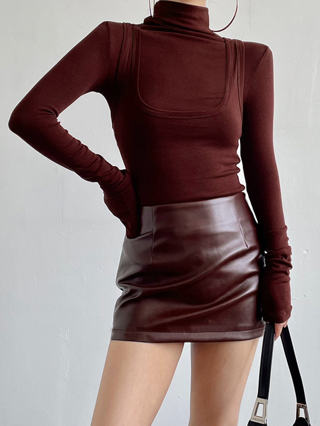 2'Si 1 Arada Balıkçı Yaka Jersey Üst