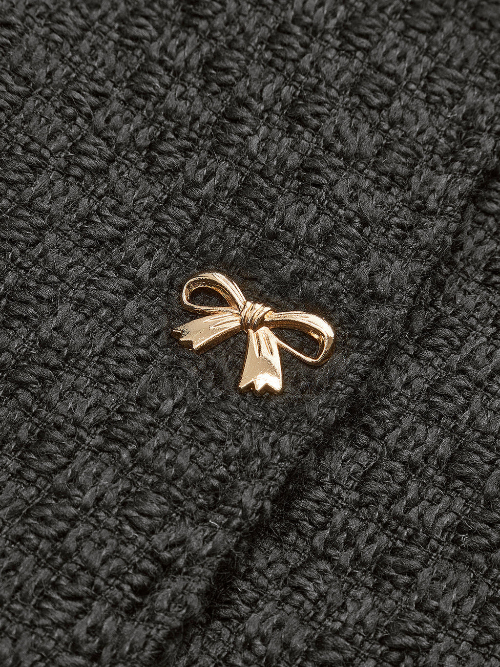 Altın Fiyonklu Tweed Ceket