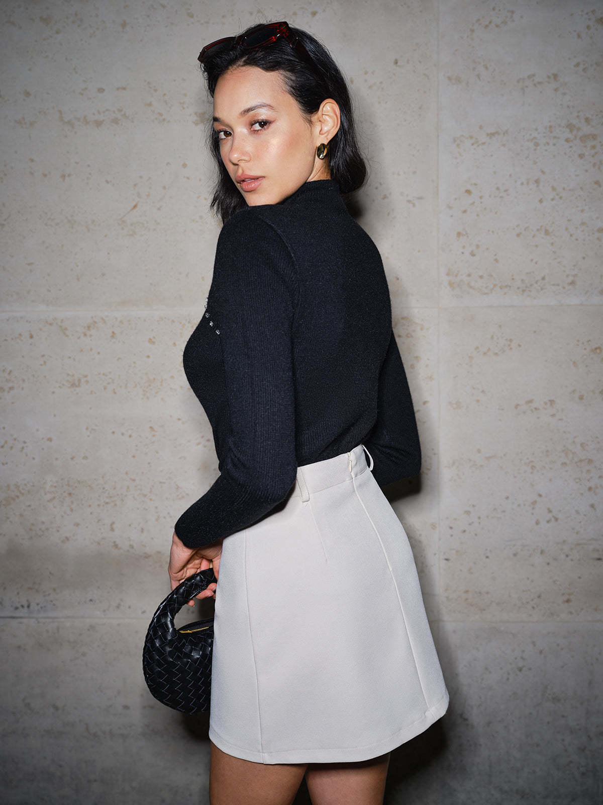 Kesik Boncuklu İnce Yivli Kazak