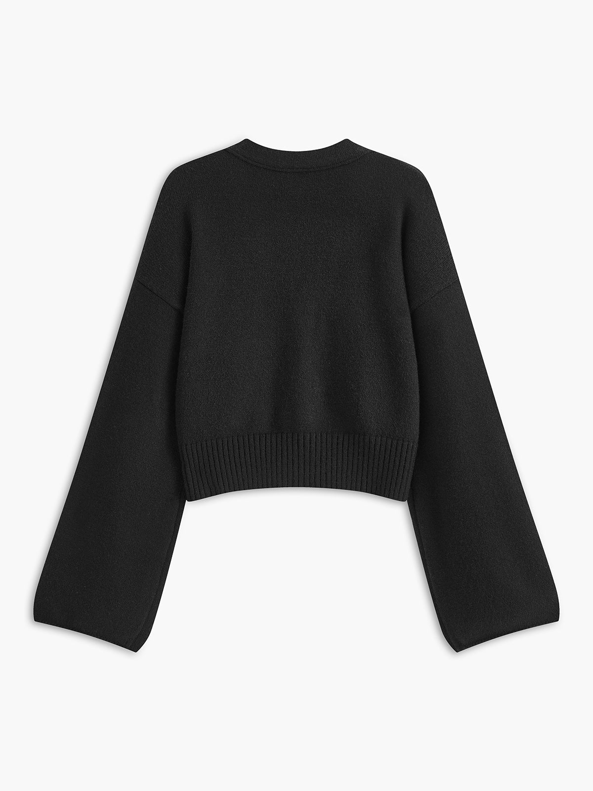 V Yaka Taşlı-Fiyonklu Hırka