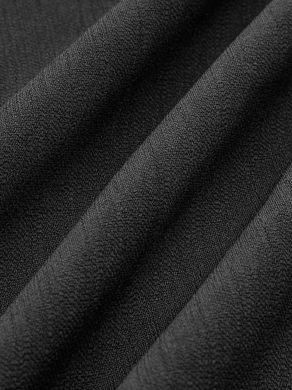 Zig Zag Kenar Askılı Midi Elbise