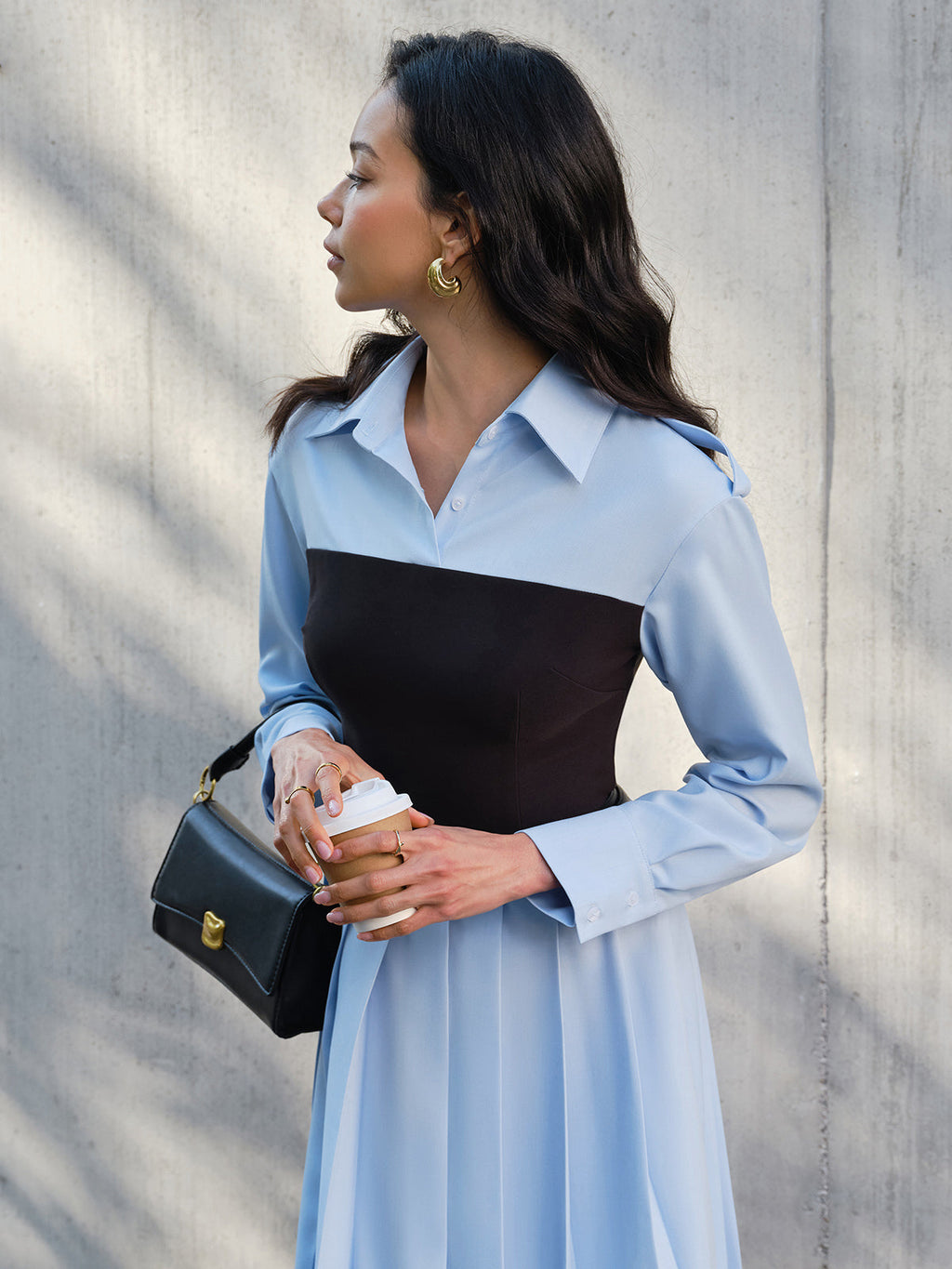 2'Si 1 Arada İnce Panel Polo Gömlek