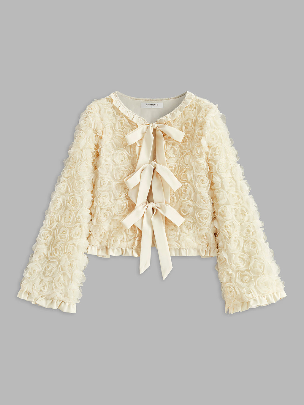 Romance Ön Bağlamalı Rozet Ceket