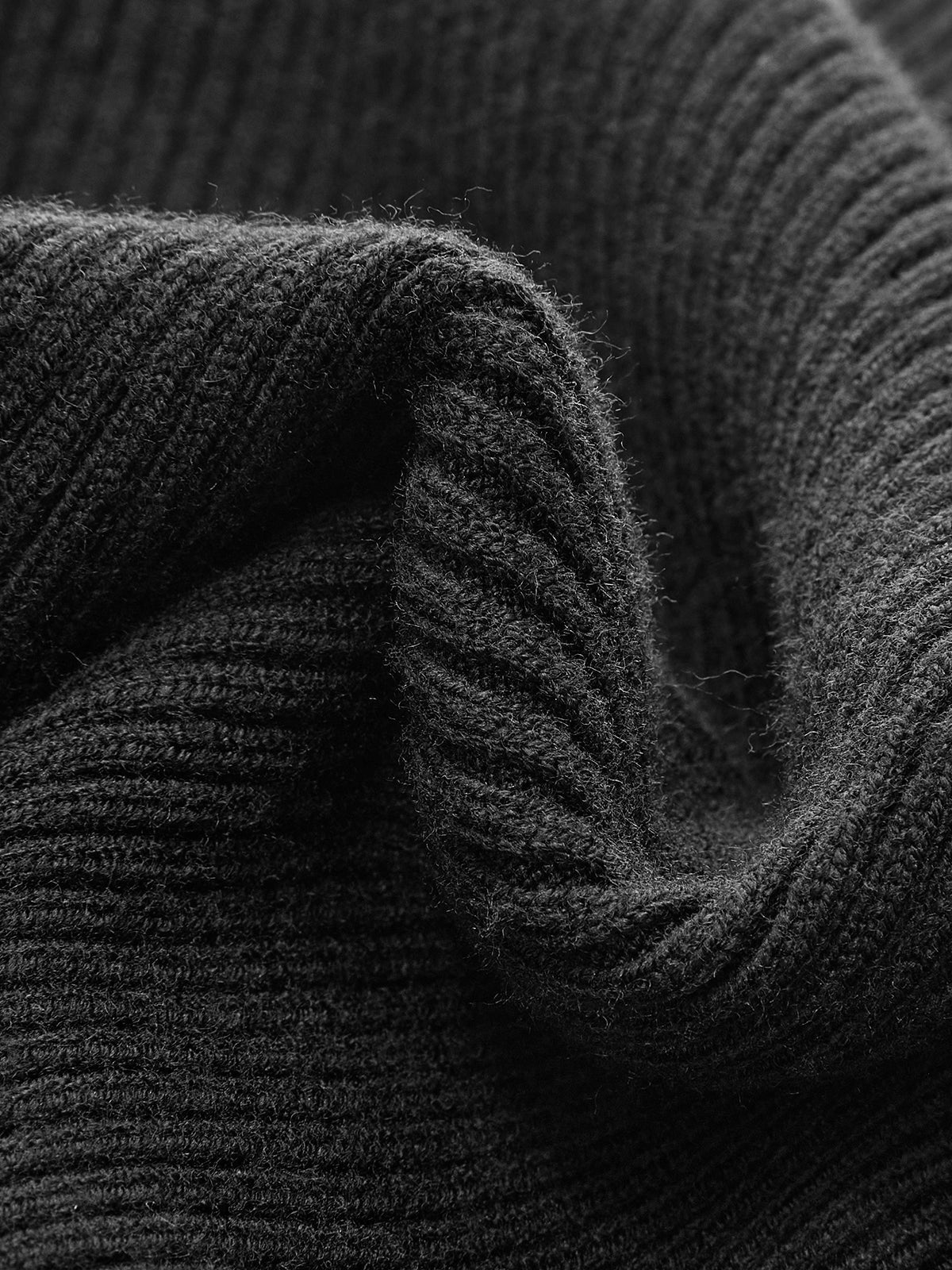 Kontrast Trim Seksi Örgü Üst