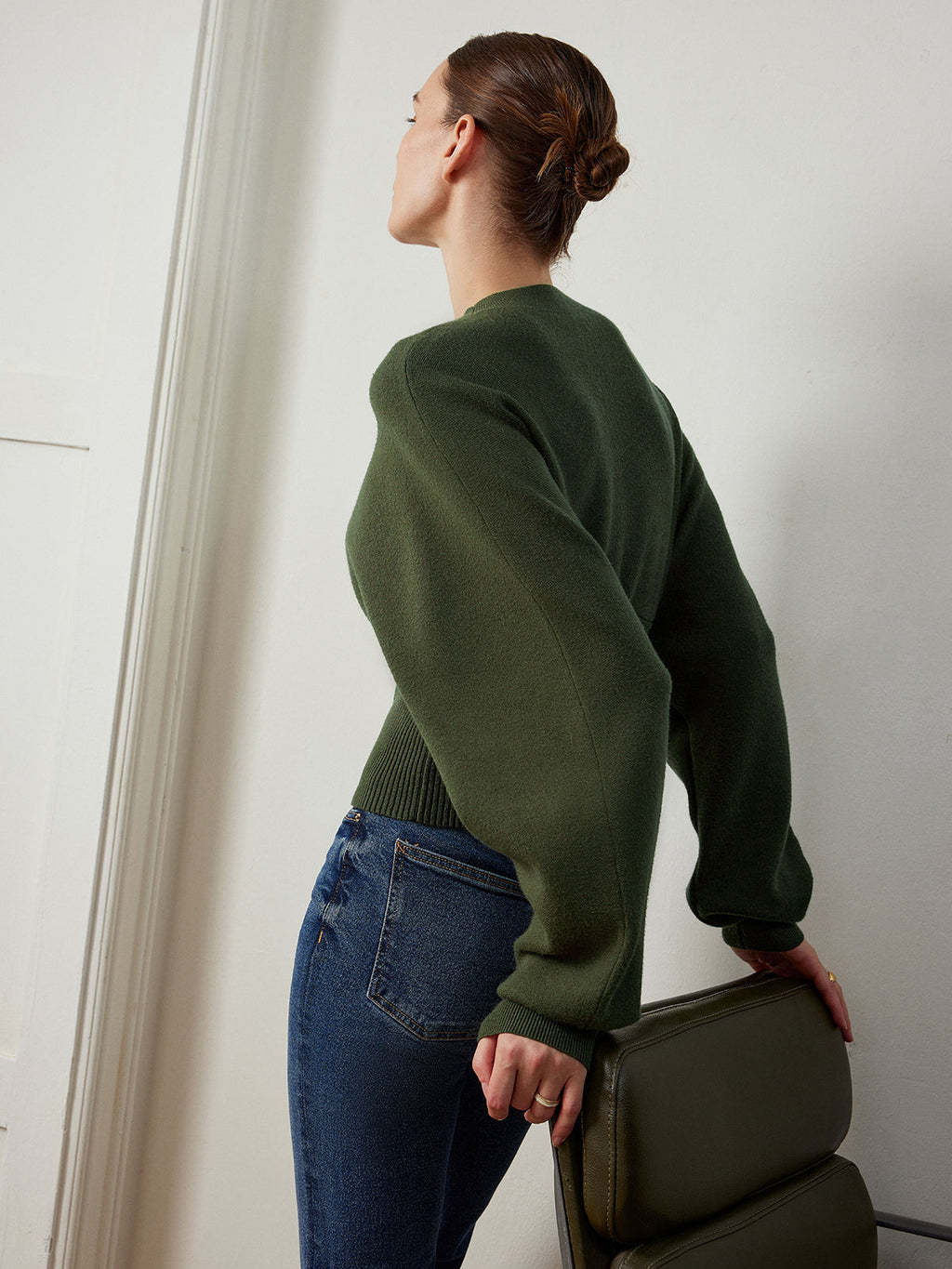 Yarasa Kol Büzgülü Kazak