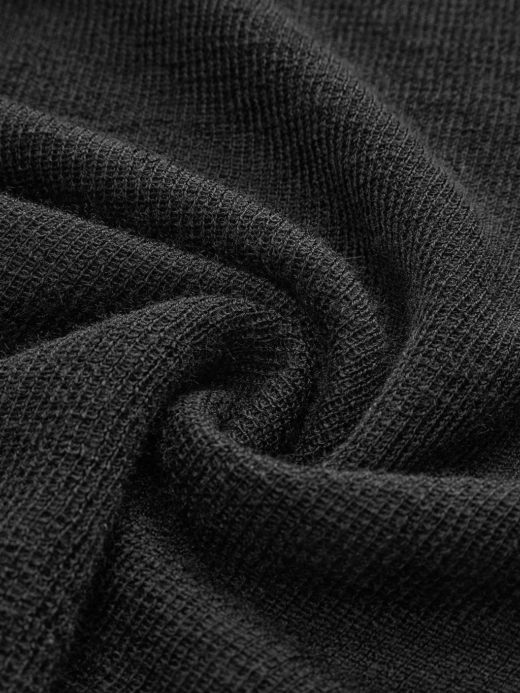 Yün Karışımlı Balıkçı Yaka Şeffaf Kazak