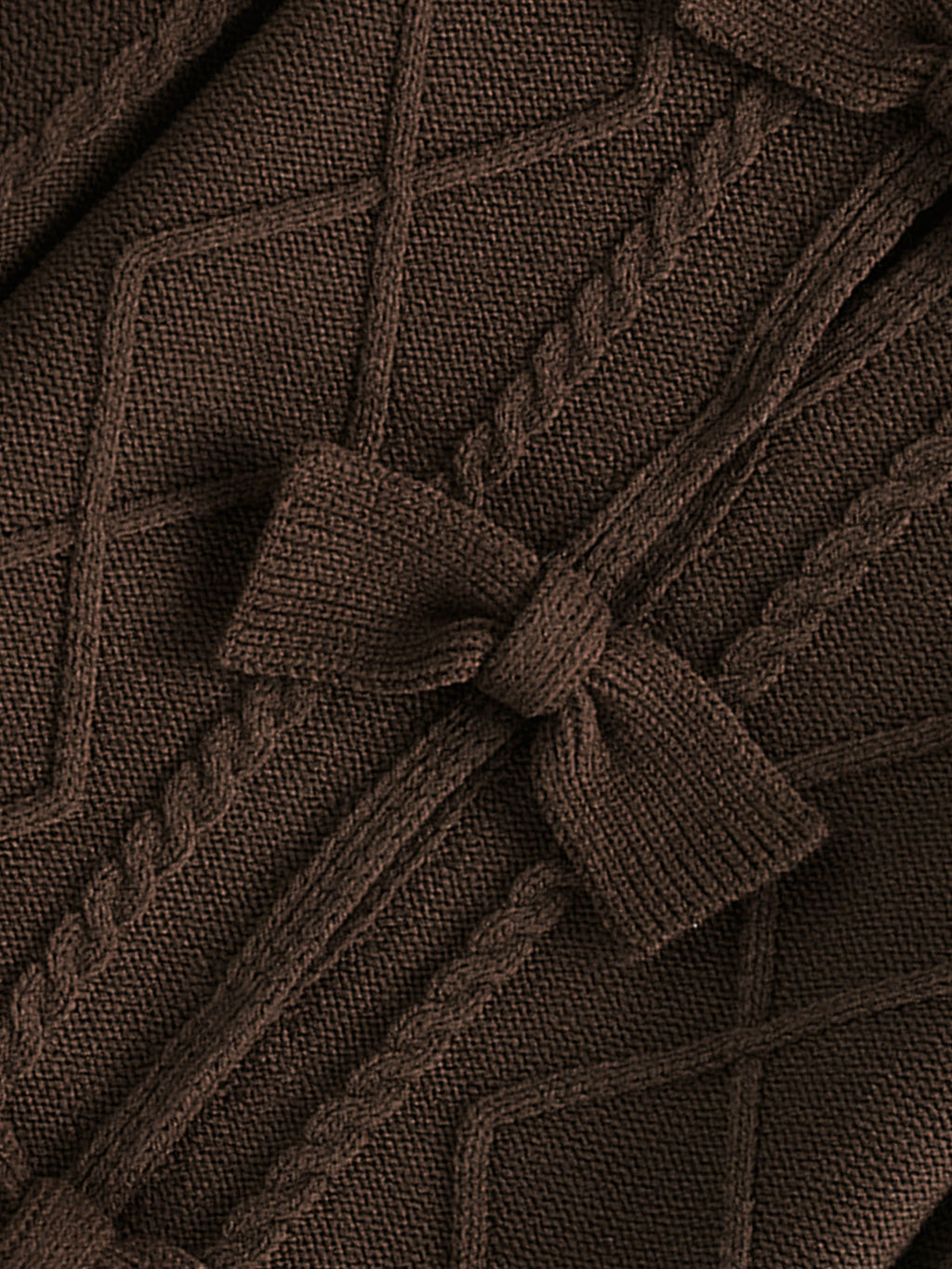 Fiyonklu Ön Kablo Örgü Üst