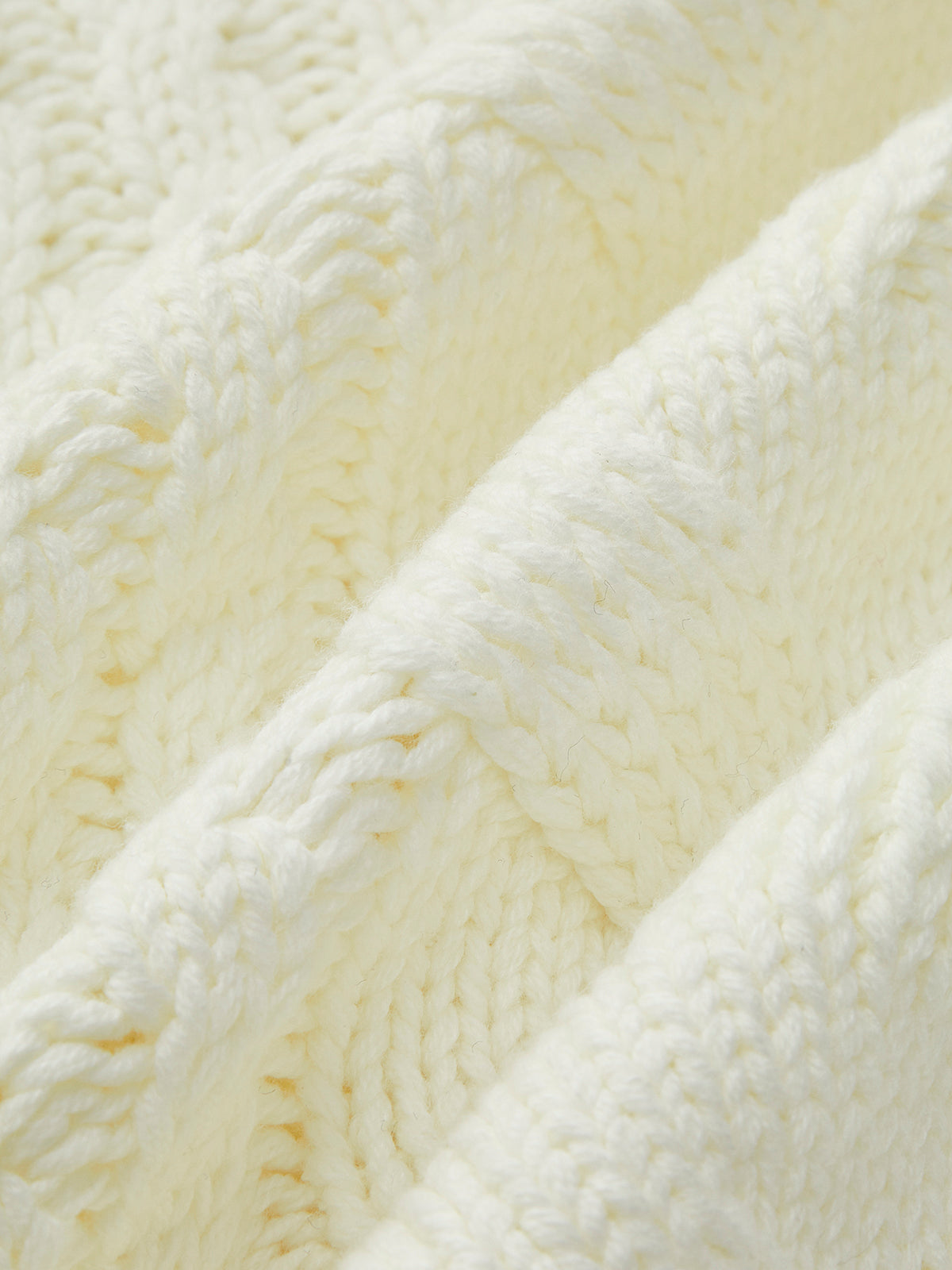 Büyük Boy Kablo Örgü Dış Giyim