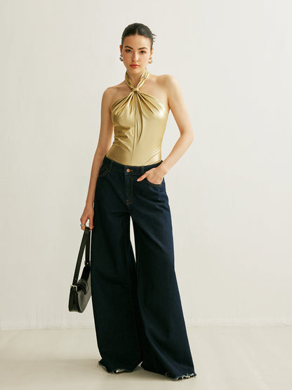 Pu Çapraz Sırtlı Halter Body