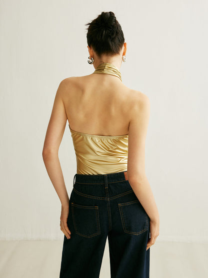 Pu Çapraz Sırtlı Halter Body