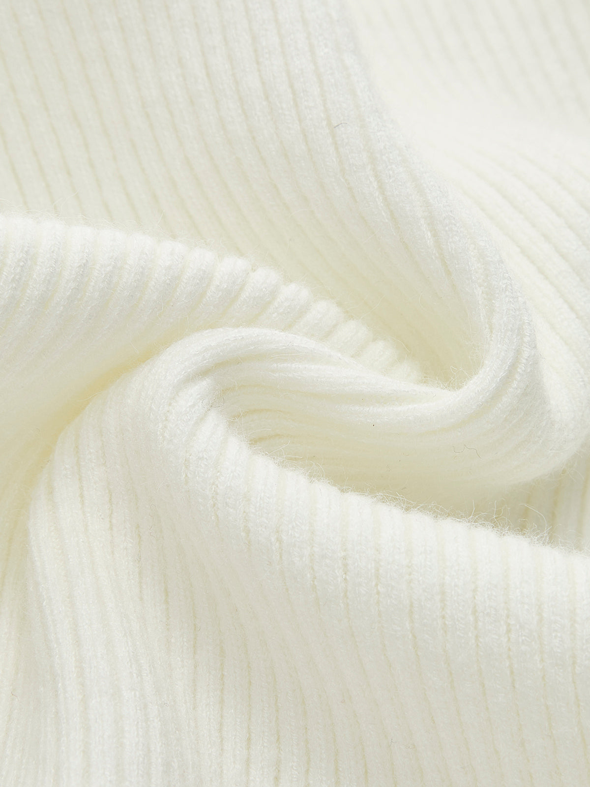 Düz Asimetrik Göğüslü Kazak