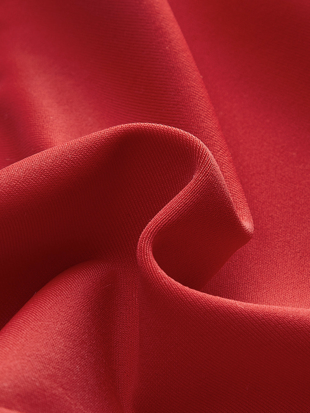 Kontrast Trim Yuvarlak Yaka Bikini Takımı