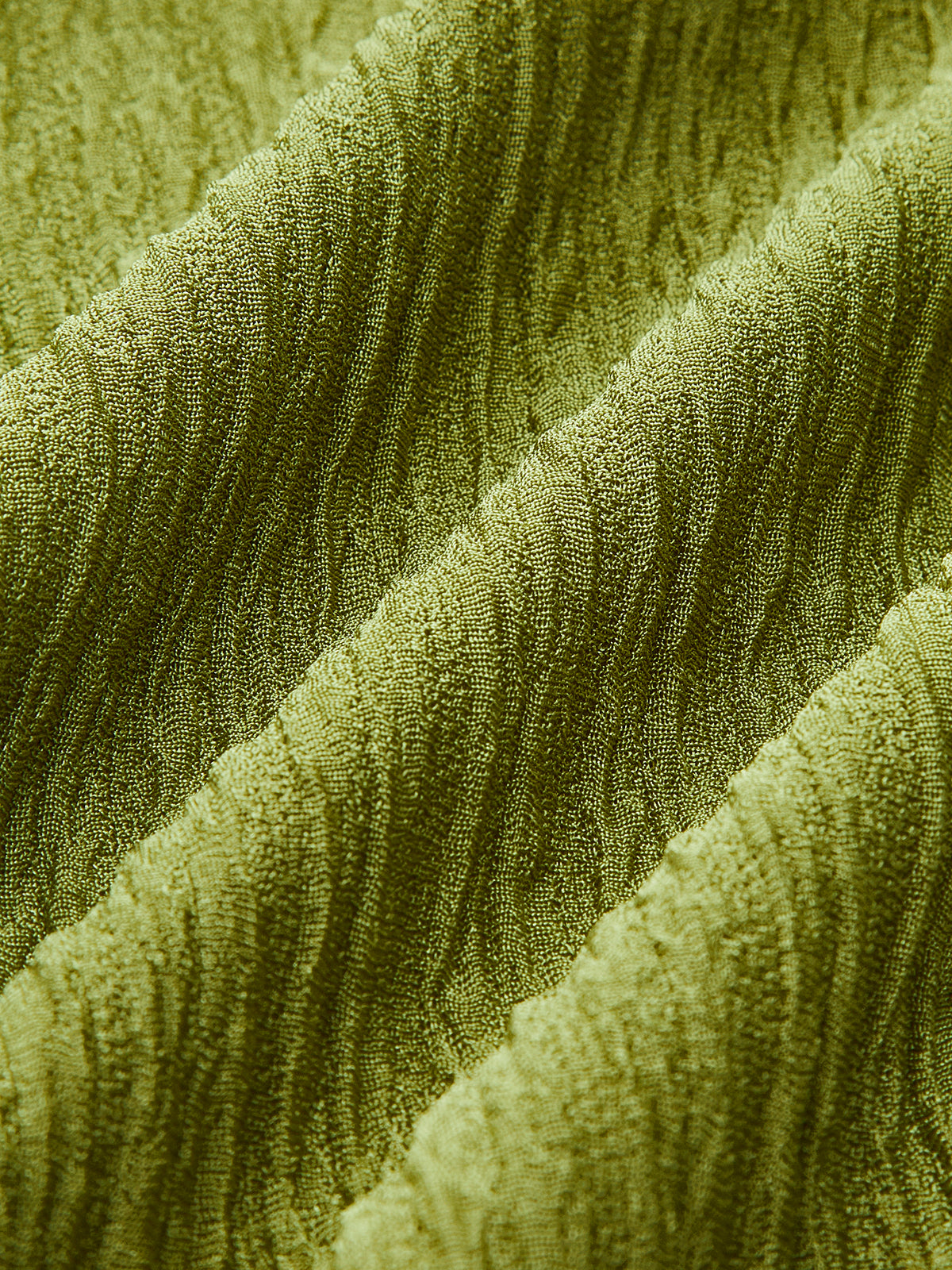 Buruşuk Büküm Tek Omuzlu Mayo