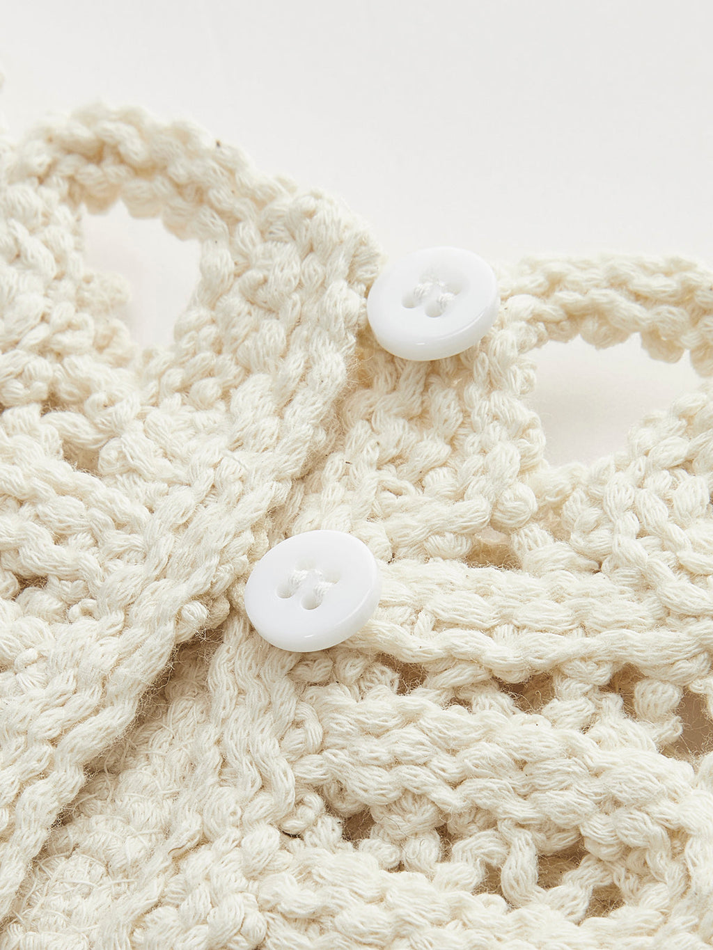 Çiçekli Tığ İşi Hollow Out Kazak Yelek