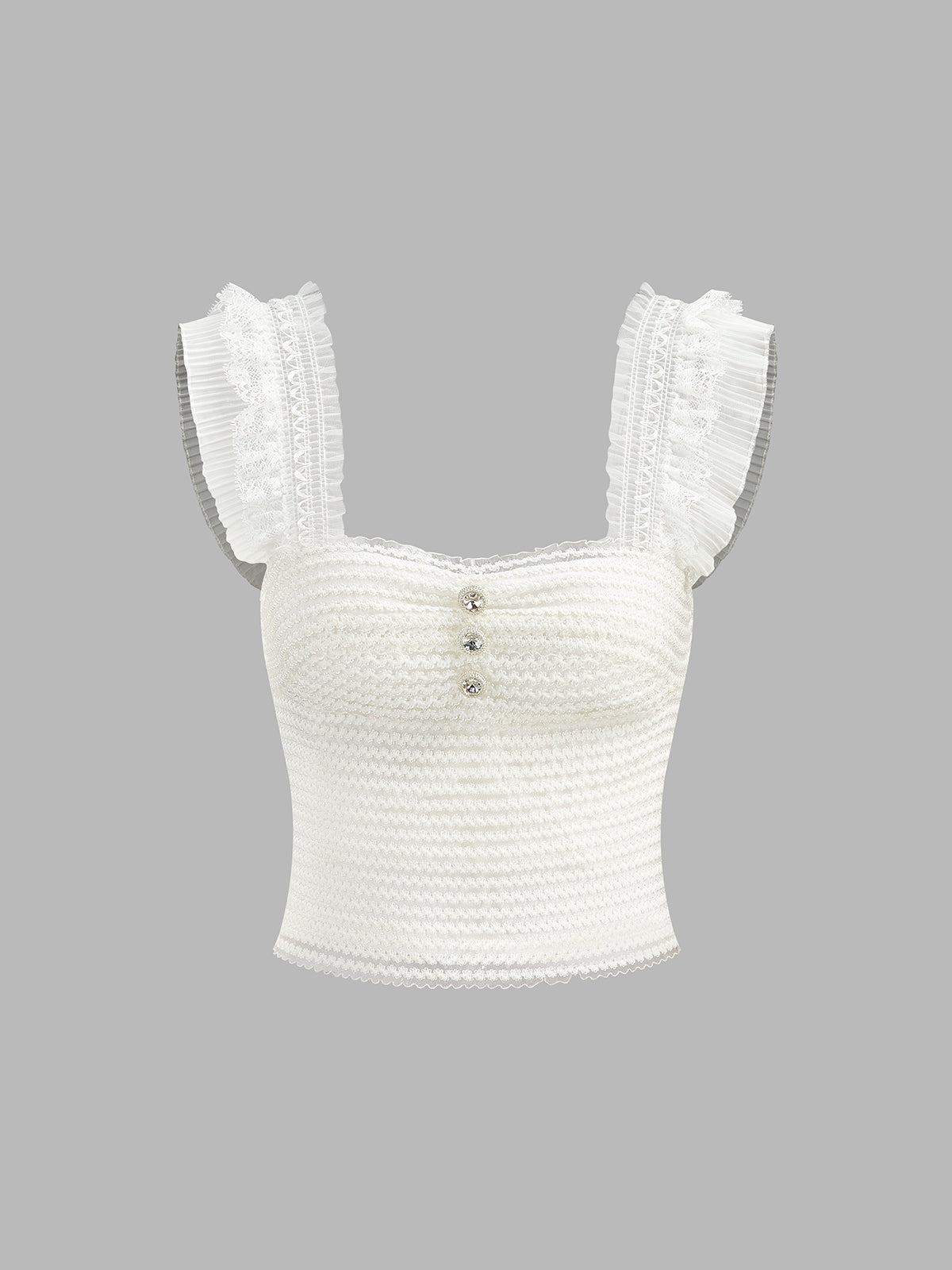 Fırfırlı Askılı Düğmeli Smokin Üst