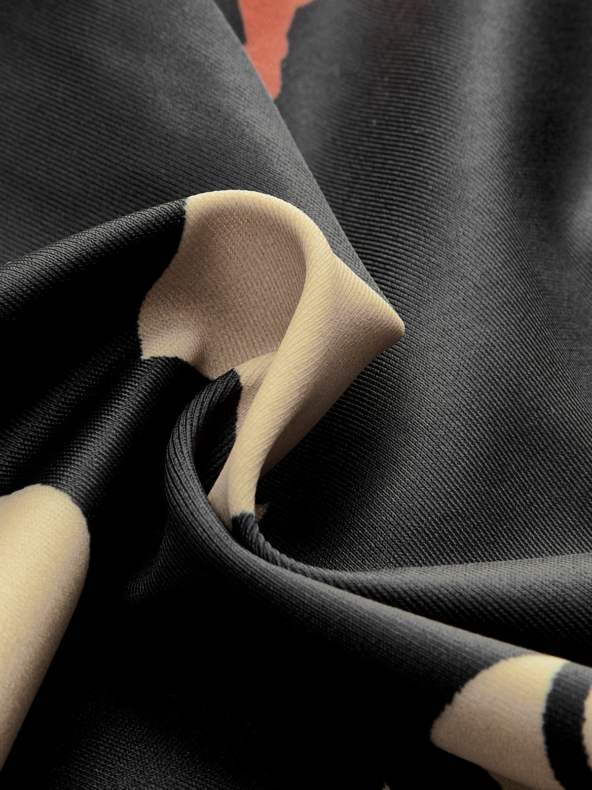 Tribal Baskılı Tek Omuz Bikini Takımı