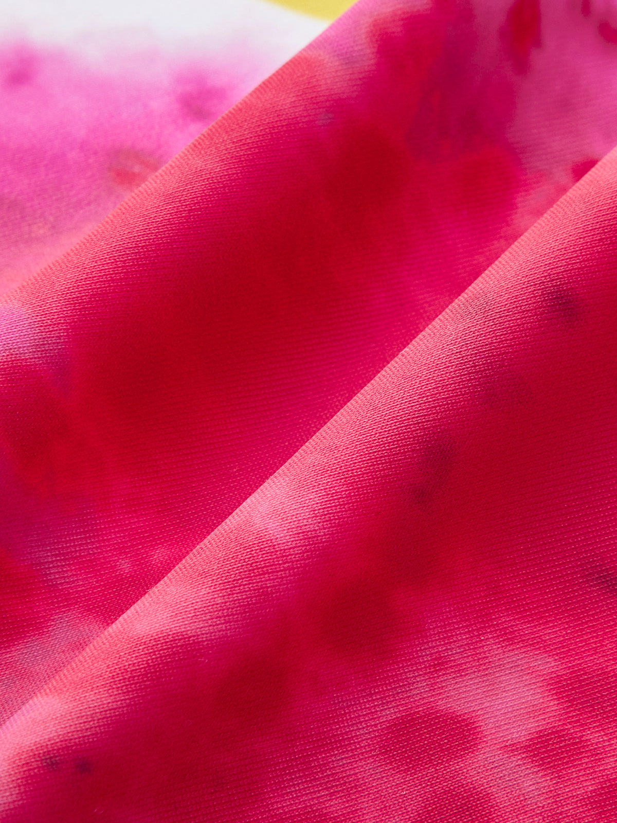 Jersey Cut-Out Çiçekli Tek Parça Mayo