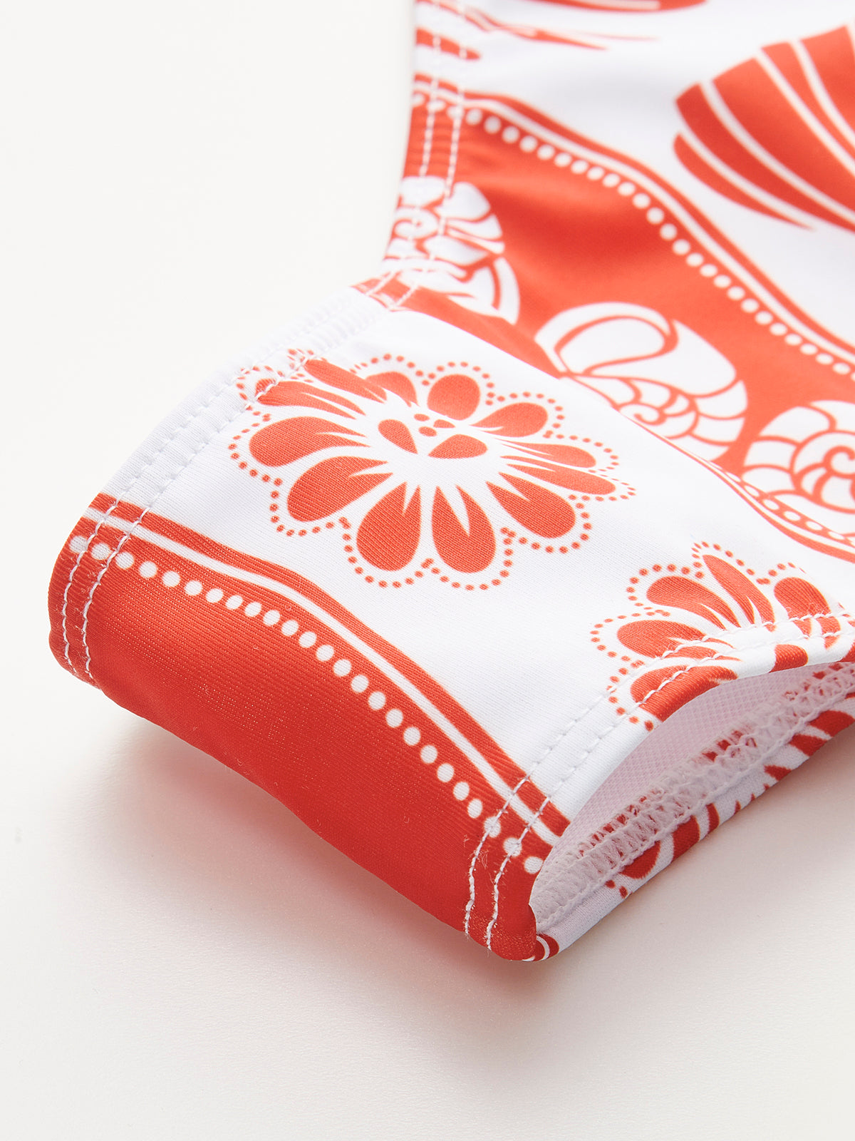 Halter Yaka Baskılı Bikini Takımı