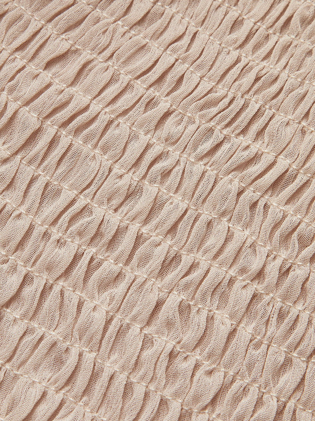 Yarı Şeffaf Şifon Volanlı Sırtı Açık Üst