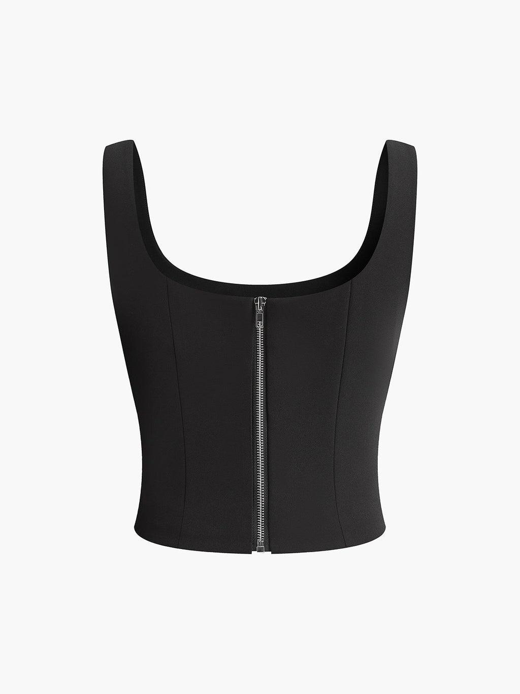 Çiçekli Kristal Sırt Fermuarlı Üst