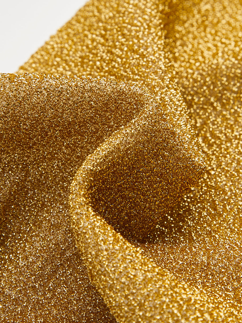 Altın Metalik Detaylı Bikini Altı