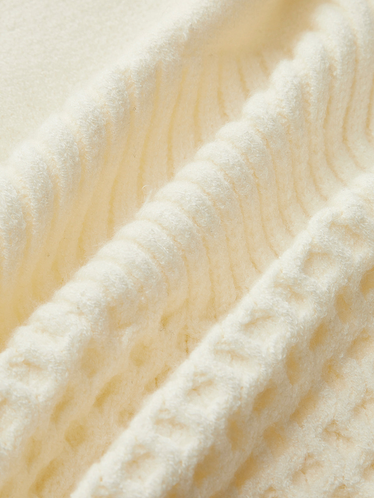 Kontrast Trim Kolsuz Yivli Kazak Yelek