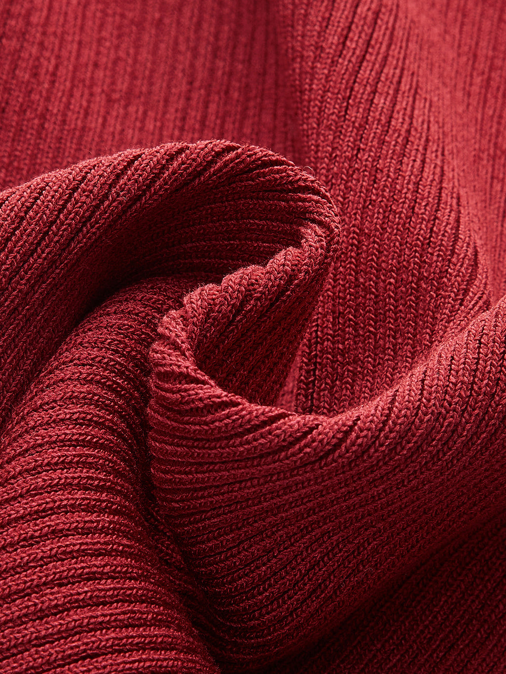 Kaburgalı Düğmeli İnce Hırka