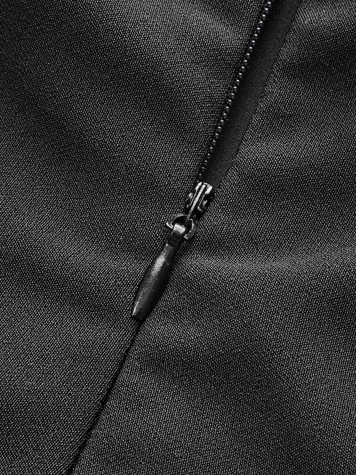 Choker Tasarım Pliseli Panel Elbise