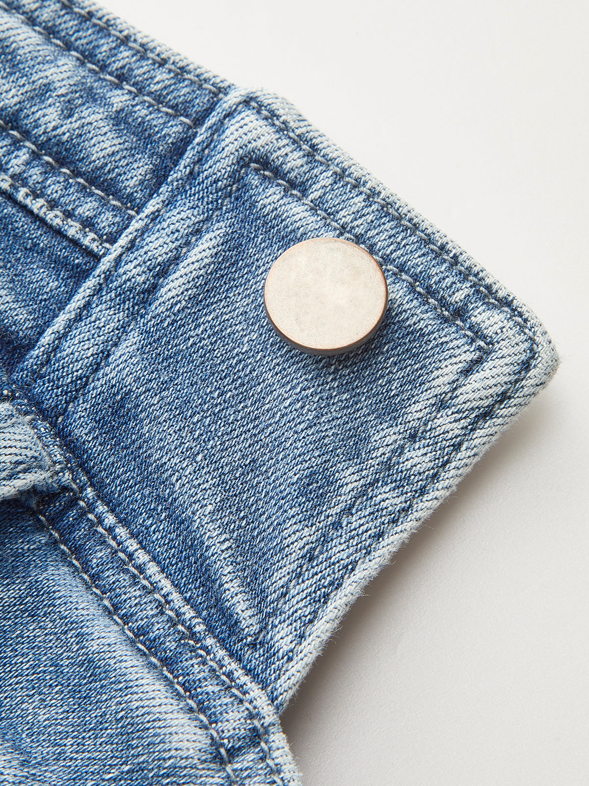 Asimetrik Pileli Kot Askısız Üst