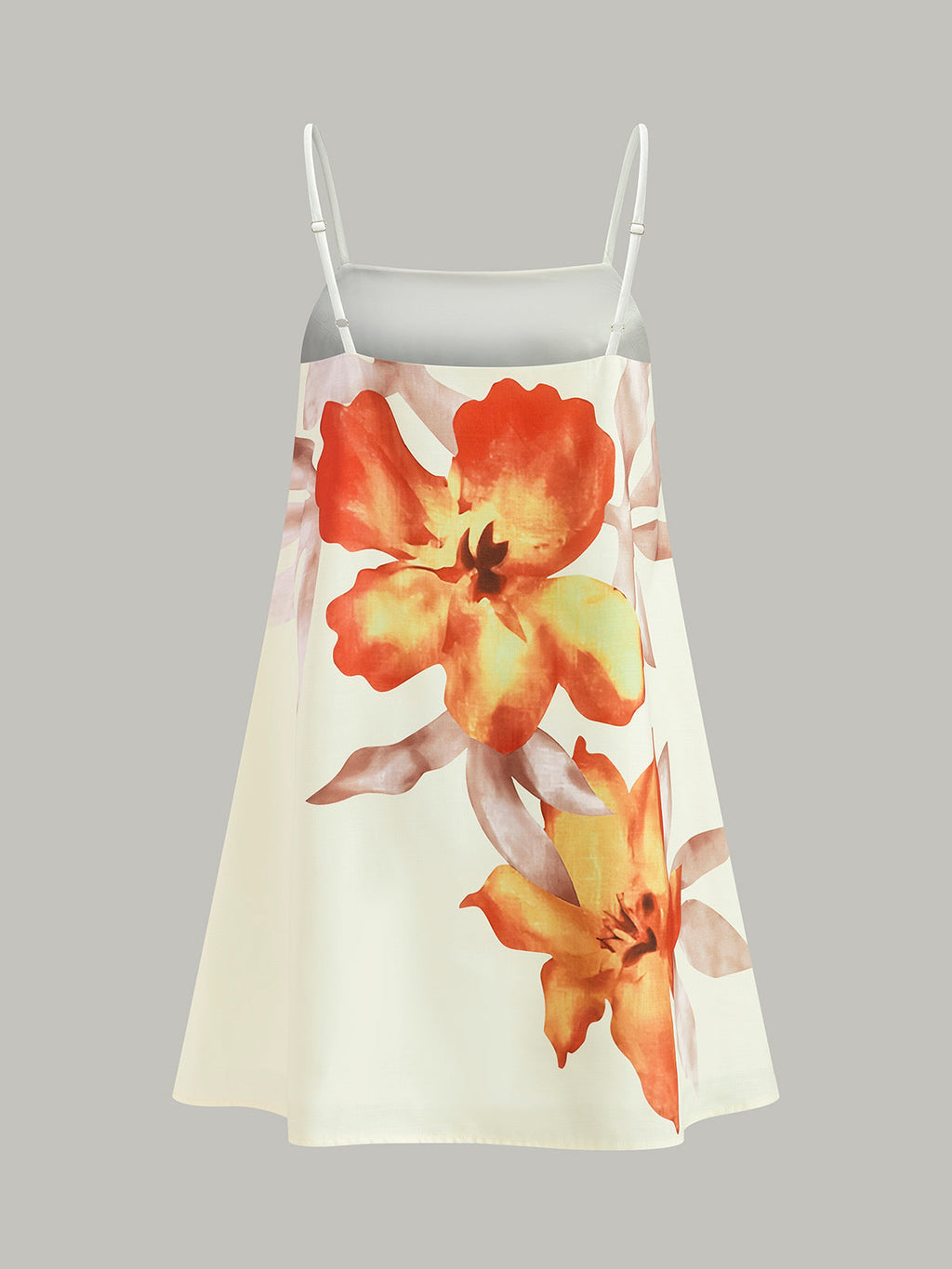 Boyalı Baskılı Büyük Boy Elbise