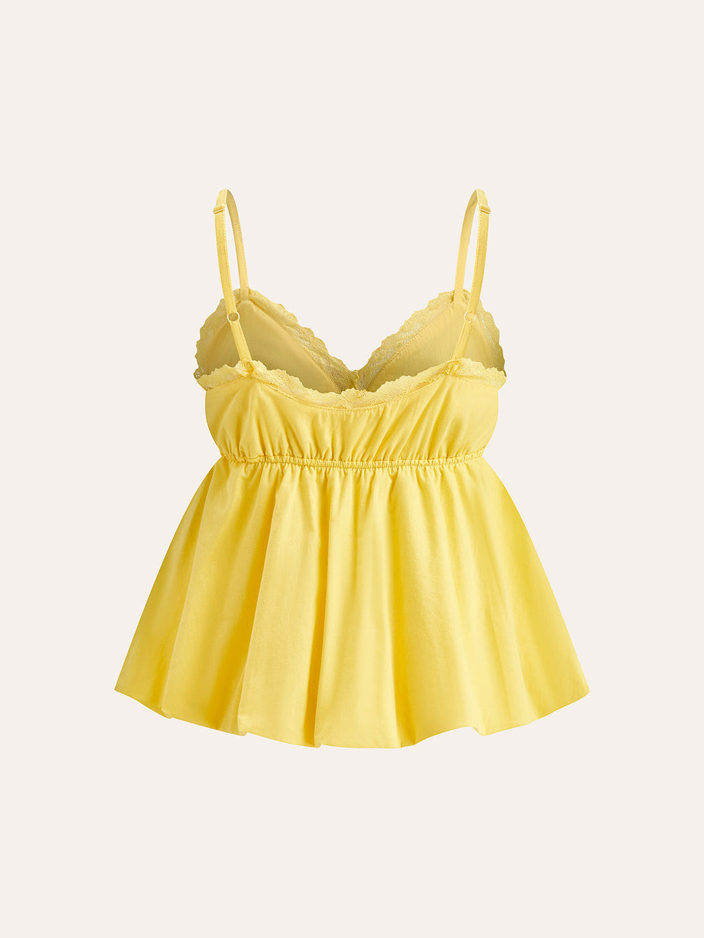 Dantelli V Yaka Askılı Üst