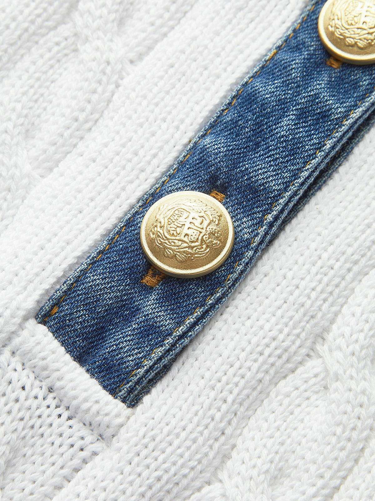 Pamuklu Kot Yaka Örgü Üst