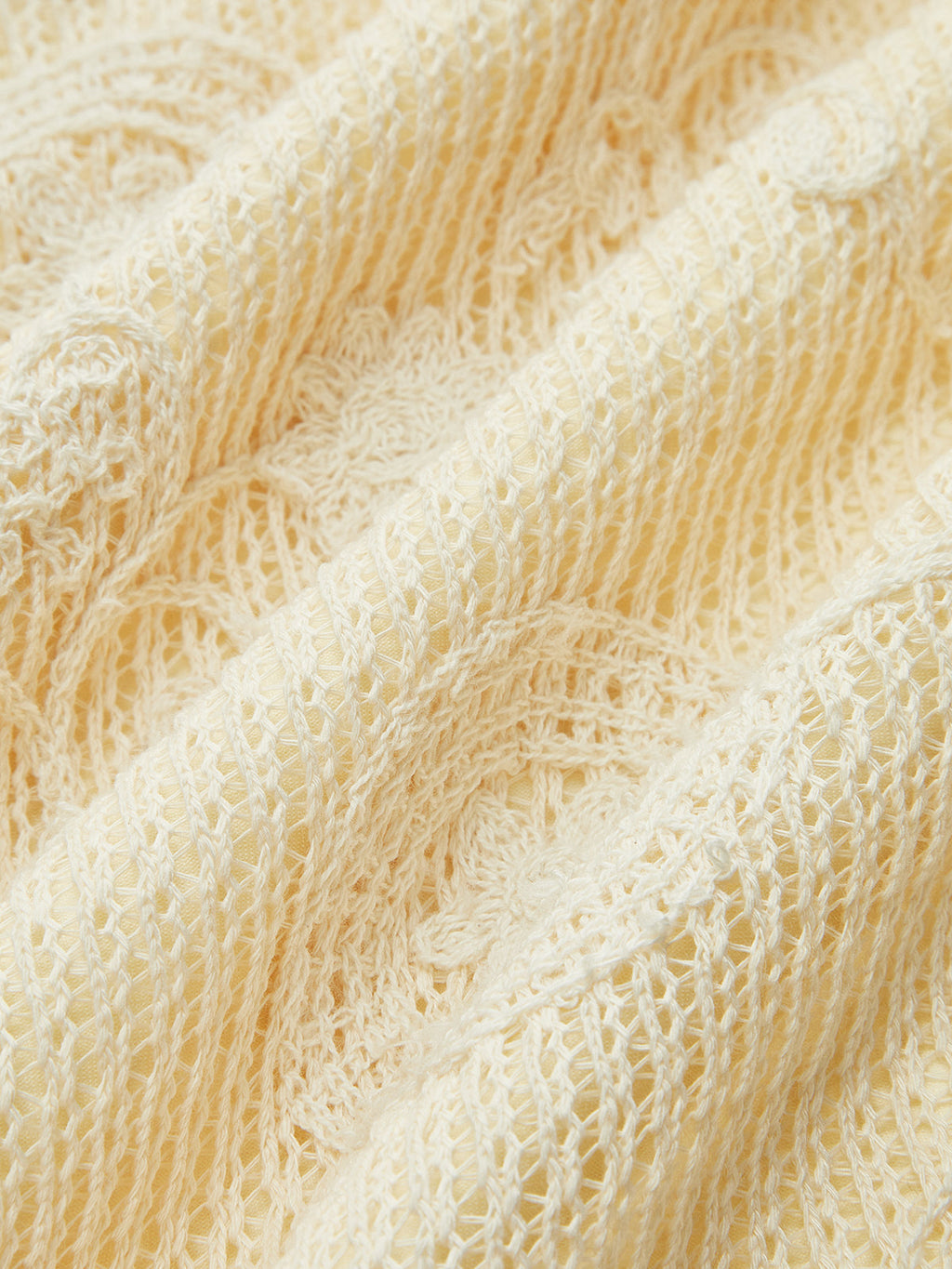 Tığ İşi Kemerli Midi Elbise