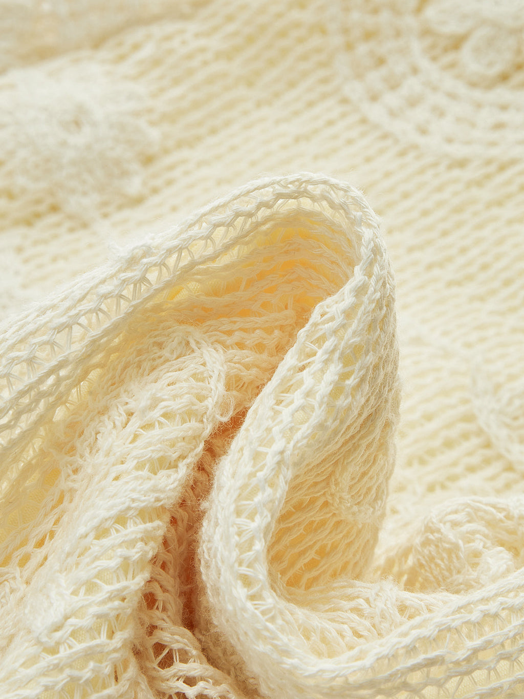 Tığ İşi Kemerli Midi Elbise