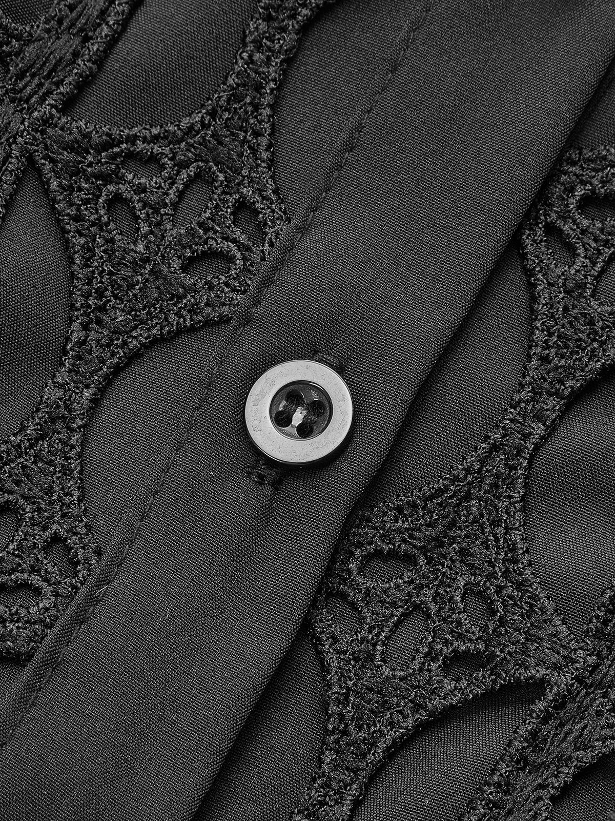 Bel Bağlamalı Gözlü Dantel Panelli Elbise