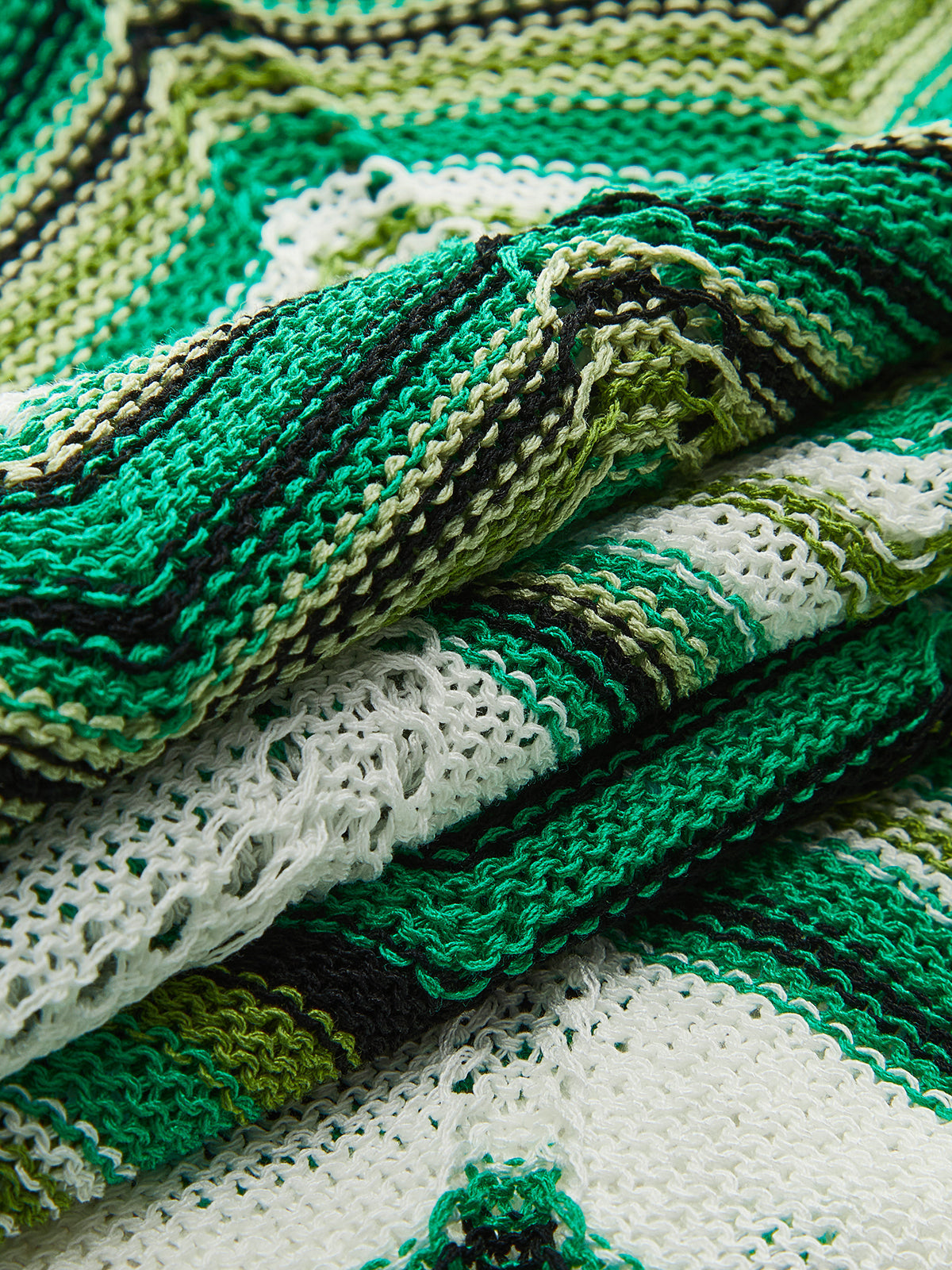 Chevron Desenli Kravat Askılı Örgü Midi Elbise