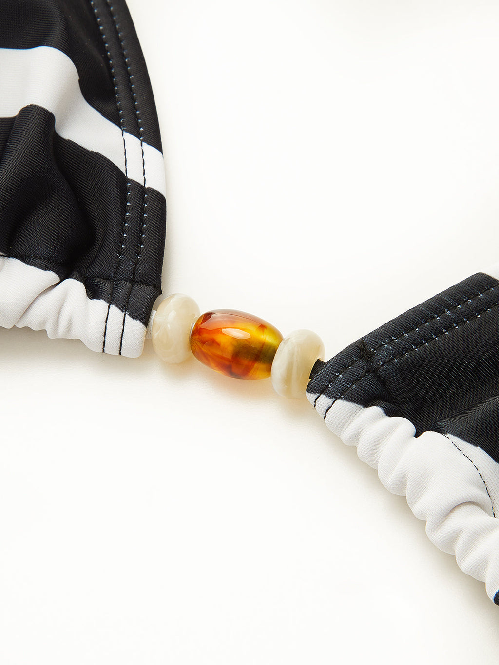 Çizgili Üçgen Bikini Takımı